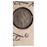 1865 3 Cent Nickel