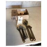 Group of crescent wrenches