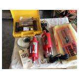 2 engine block heaters & tire repair kit