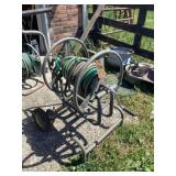Large hose reel & hose