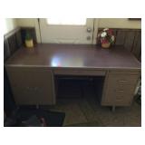 60 in x 30 in metal desk