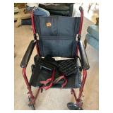 Folding wheelchair