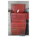 16 drawer snap on tool box 55 in tall x 27 in