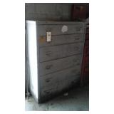 6 drawer metal tool cabinet  55 in tall x 40 in