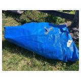 Very, very, very large blue tarp ( some small