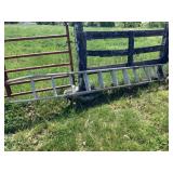 Aluminum extension ladder 18 ft. ( one leg bent