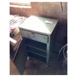 Small metal cabinet ( NOT ON ROLLERS)