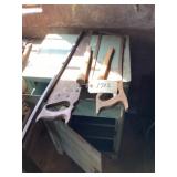Crowbar & 2 saws