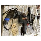 2 electric drills ( both run)