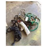 Group of various ropes