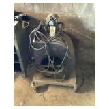 Squirrel cage fan  on rollers (runs)