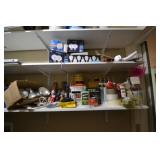 Light Bulbs, Sandpaper, caulk brushes, tools,