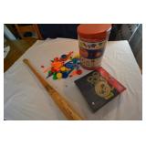 Tinker toys, Bat, game