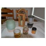 Lanterns, candles, diffuser