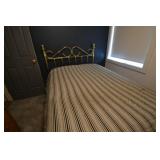 Full size brass finish bed