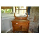 Wash stand, heavily worn