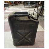 Vtg Metal Jerry Can