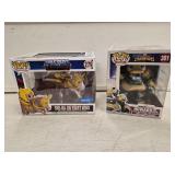 (2) Funko Pop Toys- She Ra On Swift Wind and