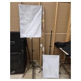Photography Equipment- Tripods with Light Boxes,