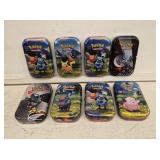 (8) Tins of Pokï¿½mon Cards