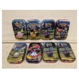 (8) Tins of Pokï¿½mon Cards