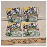 (4) Souvenir Coasters
