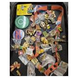 Vintage Pins- Including Energizer Bunny and M&Ms