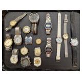 Qty Mens Watches and Watch Faces- As Found