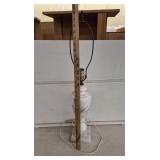 Antique Marble Lamp - 27' tall