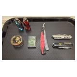 Knives, Razor, and Lighters