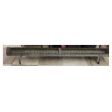 Large Galvanized Chicken Feeder - 8' long