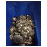 Large Qty of Silver Tone Flatware - unchecked for