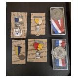 Military and Shooting Medals and Pins