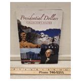 Presidential Dollars Collectors Folder- 39 Total