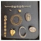 Women's Jewelry- Bracelets, Pins, and Scarf