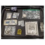 Dog Tags, Mickey Mouse Pin, Miniature Alabama