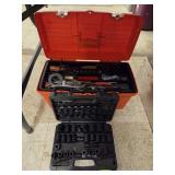 Plastic Toolbox with Contents and Pittsburgh