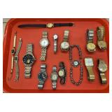 Quantity Men's and Women's Watches- As Found