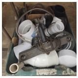 Tote full of Misc Plumbing