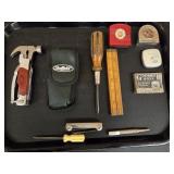 Small Tools- Hammer, Picks, Ruler, Tape Measure