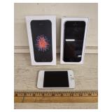 Apple iPhone SE, Space Grey and A1387 White - as