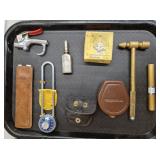 Manly Trinket Lot- Including Ball Peen Hammer,