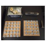 Vintage Numbered Railroad Tack Sets