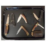 (5) Knives- Including Pocket Knives and