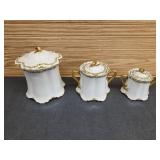 (3) Pcs Havilan Limoges Clover Leaf including