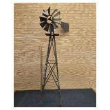 Metal Windmill Garden Decor