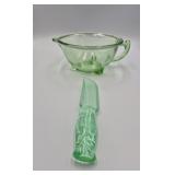 Uraniun Hazel Atlas Batter Bowl & Uraniun Glass