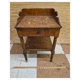 Early One Drawer Stand - needs refinishing