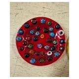 (2) Murano Style Art Glass Small Plates