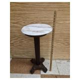Marble Top Plant Stand 29' x 14' Diameter